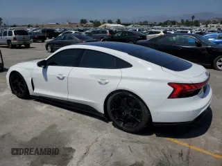 2022 Audi e-tron GT Prestige z VIN WAUEJBFW8N7001600, wystawiony jako Copart lot #60571595 z przebiegiem 26 399 mil mil oraz Szkoda całkowita • Salvage title. Historia ofert i sprzedaży dostępna na DreamBid. Obrazek 2.