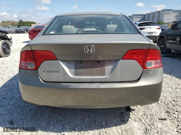 2006 Honda Civic Sdn EX with VIN 2HGFA16816H523589, listed as a Copart auction lot 53514805 with 176,459 mi miles and Clean Title. Bid and sale history available at carsss.com. Image 6.