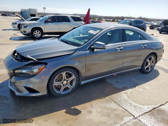 2014 Mercedes-Benz CLA-Class CLA 250 with VIN WDDSJ4EB2EN054679, listed as a Copart auction lot 47759245 with 128,826 mi miles and Salvage Title. Bid and sale history available at carsss.com. Image 1.