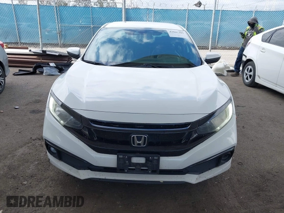 2019 Honda Civic Sedan Sport with VIN 2HGFC2F85KH539451, listed as a IAAI auction lot 42047385 with 312,478 mi miles. Bid and sale history available at carsss.com. Image 12.