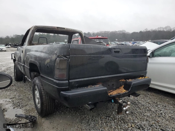 1996 Dodge Ram 1500 with VIN 1B7HF16Y2TJ189740, listed as a Copart auction lot 42768815 with 0 mi miles and Non Repairable. Bid and sale history available at carsss.com. Image 2.