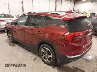 2019 GMC Terrain SLT with VIN 3GKALVEV7KL191858, listed as a IAAI auction lot 41557739 with 114,864 mi miles. Bid and sale history available at carsss.com. Image 3.