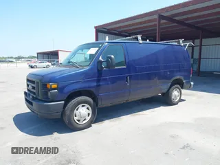 2008 Ford Econoline Cargo Commercial with VIN 1FTNE24W38DA15310, listed as a IAAI auction lot 42060940 with 213,468 mi miles and . Bid and sale history available at carsss.com. Image 2.