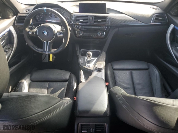 2017 BMW M3 with VIN WBS8M9C38H5G85103, listed as a Copart auction lot 83576004 with NaN miles and Salvage Title. Bid and sale history available at carsss.com. Image 8.