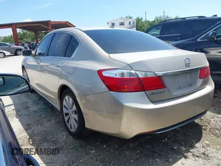 2014 Honda Accord EX-L with VIN 1HGCR2F81EA071349, listed as a IAAI auction lot 41847441 with 36,938 mi miles and . Bid and sale history available at DreamBid. Image 3.