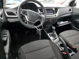 2020 Hyundai Accent SE with VIN 3KPC24A6XLE119512, listed as a Copart auction lot 72268422 with 44,853 mi miles. Bid and sale history available at carsss.com. Image 8.