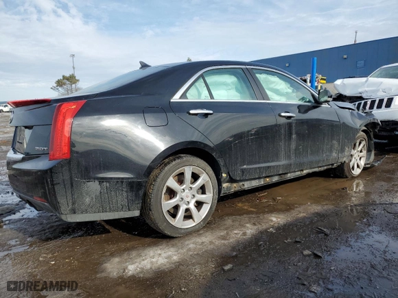 2013 Cadillac ATS Luxury with VIN 1G6AH5RX8D0136721, listed as a Copart auction lot 46321475 with 101,595 mi miles and Clean Title. Bid and sale history available at carsss.com. Image 3.