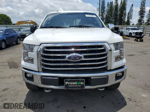 2017 Ford F-150 XL with VIN 1FTFW1EG4HFC12235, listed as a Copart auction lot 61453085 with 161,031 mi miles and Clean title. Bid and sale history available at DreamBid. Image 5.