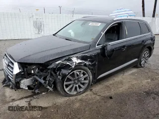 2017 Audi Q7 Premium Plus with VIN WA1LAAF78HD021987, listed as a Copart auction lot 48603955 with 100,617 mi miles and Salvage Title. Bid and sale history available at carsss.com. Image 1.