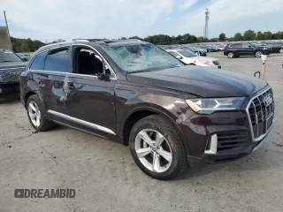 2020 Audi Q7 Premium z VIN WA1AXAF73LD006991, wystawiony jako Copart lot #75948974 z przebiegiem Nie podano mil oraz Szkoda całkowita • Salvage title. Historia ofert i sprzedaży dostępna na DreamBid. Obrazek 4.