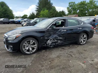 2016 Infiniti Q70 with VIN JN1BY1AR7GM270627, listed as a Copart auction lot 60909155 with Not provided miles and Salvage title. Bid and sale history available at DreamBid. Image 1.