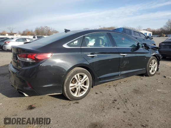 2018 Hyundai Sonata Limited with VIN 5NPE34AFXJH615165, listed as a Copart auction lot 83591704 with 84,567 mi miles and Salvage Title. Bid and sale history available at DreamBid. Image 3.