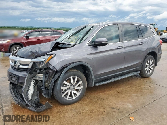 2022 Honda Pilot EX-L с VIN 5FNYF5H54NB011235, выставлен на аукционе Copart как лот 55689015 с пробегом 90 078 миль миль и Списание • Salvage title. История ставок и продаж доступна на DreamBid. Изображение 1.