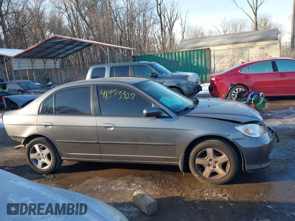 2004 Honda Civic EX with VIN 2HGES26814H604992, listed as a IAAI auction lot 41373327 with 97,545 mi miles. Bid and sale history available at carsss.com. Image 14.