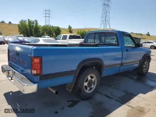 1992 Dodge Dakota "S" with VIN 1B7GL26X8NS523574, listed as a Copart auction lot 65041534 with 122,376 mi miles and Clean Title. Bid and sale history available at carsss.com. Image 3.