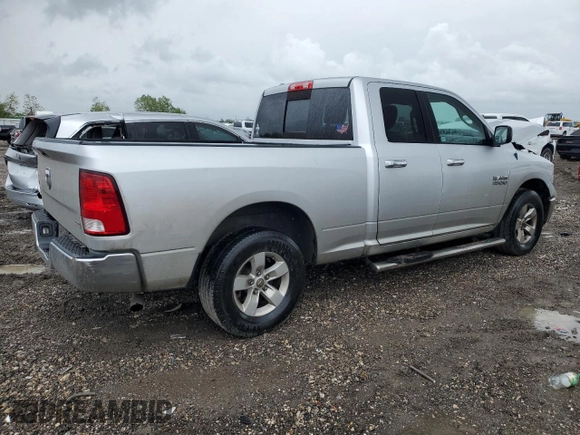 2018 Ram 1500 SLT z VIN 1C6RR6GG9JS317288, wystawiony jako Copart lot #50593095 z przebiegiem 128 698 mil mil oraz Szkoda całkowita • Salvage title. Historia ofert i sprzedaży dostępna na DreamBid. Obrazek 3.