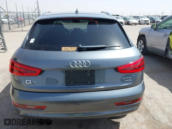 2015 Audi Q3 Premium Plus with VIN WA1EFCFSXFR011133, listed as a IAAI auction lot 42545916 with 82,980 mi miles and . Bid and sale history available at DreamBid. Image 16.