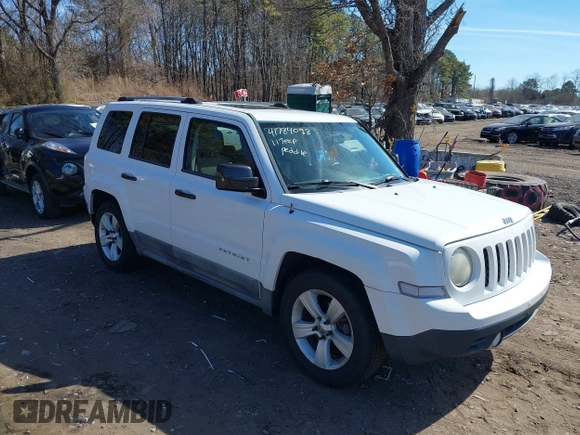 2011 Jeep Patriot Latitude X with VIN 1J4NF4GB8BD129225, listed as a IAAI auction lot 41784098 with 162,786 mi miles and . Bid and sale history available at DreamBid. Image 1.