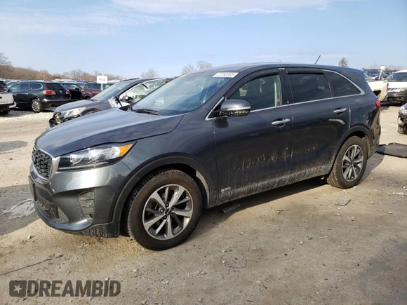 2020 Kia Sorento LX V6 with VIN 5XYPGDA53LG681717, listed as a Copart auction lot 47250395 with 66,358 mi miles and Salvage Title. Bid and sale history available at carsss.com. Image 1.