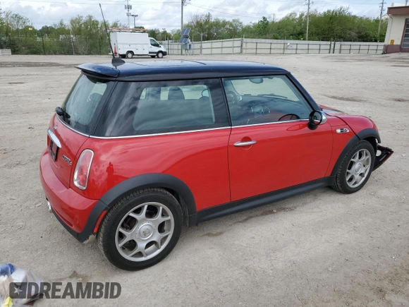 2005 MINI Hardtop S z VIN WMWRE33505TL15594, wystawiony jako Copart lot #55207915 z przebiegiem Nie podano mil oraz Szkoda całkowita • Salvage title. Historia ofert i sprzedaży dostępna na DreamBid. Obrazek 3.