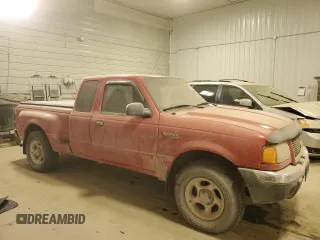 2001 Ford Ranger XL Fleet with VIN 1FTZR15U71PA36176, listed as a Copart auction lot 88433425 with 157,764 mi miles and Salvage title. Bid and sale history available at DreamBid. Image 4.