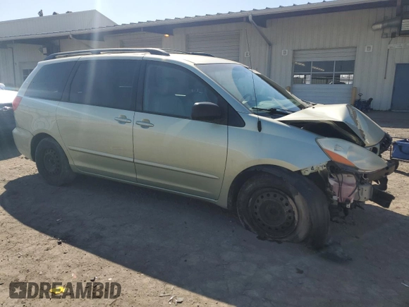 2006 Toyota Sienna CE with VIN 5TDZA23C16S439283, listed as a Copart auction lot 48818975 with 200,872 mi miles and Salvage Title. Bid and sale history available at carsss.com. Image 4.