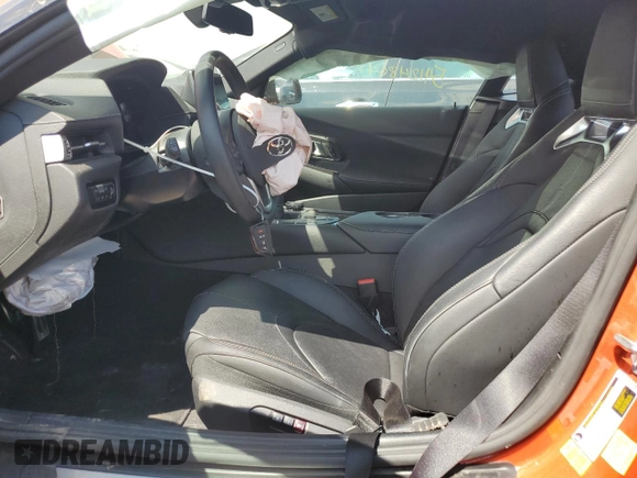 2024 Toyota Supra 3.0 with VIN WZ1DB0G07RW062721, listed as a Copart auction lot 54124865 with 2,445 mi miles and Salvage title. Bid and sale history available at DreamBid. Image 7.