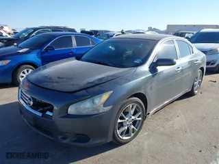 2012 Nissan Maxima 3.5 S with VIN 1N4AA5AP3CC865533, listed as a IAAI auction lot 40485160 with 154,624 mi miles. Bid and sale history available at carsss.com. Image 2.