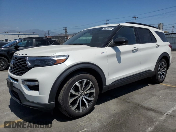2024 Ford Explorer ST-Line с VIN 1FMSK7KH6RGA79673, выставлен на аукционе Copart как лот 56768055 с пробегом 14 878 миль миль и Списание • Salvage title. История ставок и продаж доступна на DreamBid. Изображение 1.