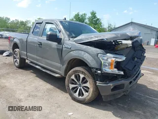 2020 Ford F-150 XL with VIN 1FTEX1EP6LFC39891, listed as a IAAI auction lot 42259739 with 75,877 mi miles and . Bid and sale history available at DreamBid. Image 1.