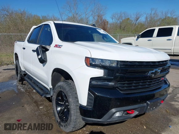 2020 Chevrolet Silverado 1500 LT Trail Boss with VIN 3GCPYFED3LG423435, listed as a IAAI auction lot 41825832 with 73,445 mi miles. Bid and sale history available at carsss.com. Image 1.
