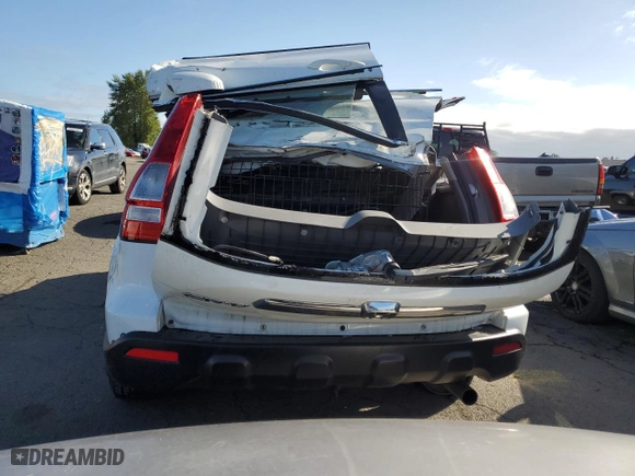 2008 Honda CR-V EX-L with VIN JHLRE48708C047026, listed as a Copart auction lot 54083504 with 0 mi miles and Salvage Title. Bid and sale history available at carsss.com. Image 6.