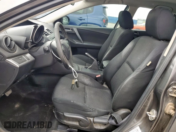 2013 Mazda 3 i Touring with VIN JM1BL1L76D1825166, listed as a Copart auction lot 63293535 with 148,176 mi miles and Salvage title. Bid and sale history available at DreamBid. Image 7.