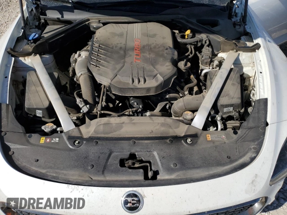 2021 Kia Stinger GT with VIN KNAE35LC2M6096326, listed as a Copart auction lot 77142494 with 37,739 mi miles and Salvage Title. Bid and sale history available at DreamBid. Image 11.