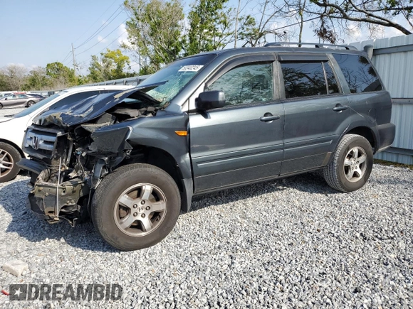 2006 Honda Pilot EX with VIN 5FNYF28406B020568, listed as a Copart auction lot 50340245 with Not Provided miles and Salvage Title. Bid and sale history available at DreamBid. Image 1.