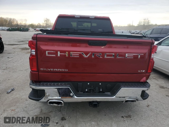 2023 Chevrolet Silverado 1500 LTZ with VIN 1GCUDGED9PZ200505, listed as a Copart auction lot 75871183 with 9,965 mi miles. Bid and sale history available at carsss.com. Image 6.