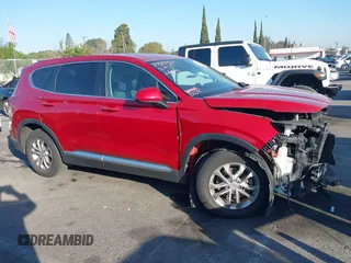2019 Hyundai Santa Fe SE z VIN 5NMS23AD0KH073670, wystawiony jako IAAI lot #41578398 z przebiegiem 154 716 mil mil oraz . Historia ofert i sprzedaży dostępna na DreamBid. Obrazek 14.