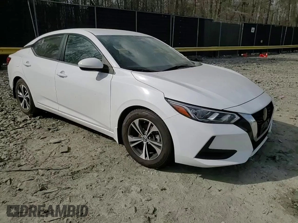 2022 Nissan Sentra SV with VIN 3N1AB8CV0NY287652, listed as a Copart auction lot 50783985 with 77,033 mi miles and Salvage Title. Bid and sale history available at carsss.com. Image 11.