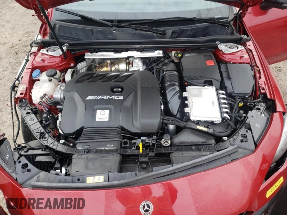 2021 Mercedes-Benz CLA 45 AMG with VIN W1K5J5DB5MN175502, listed as a Copart auction lot 45331254 with 21,365 mi miles and Clean Title. Bid and sale history available at DreamBid. Image 11.