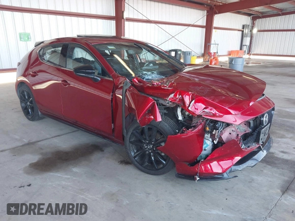 2021 Mazda 3 Premium Plus z VIN JM1BPBNY3M1332643, wystawiony jako IAAI lot #41536777 z przebiegiem 43 075 mil mil oraz . Historia ofert i sprzedaży dostępna na DreamBid. Obrazek 1.