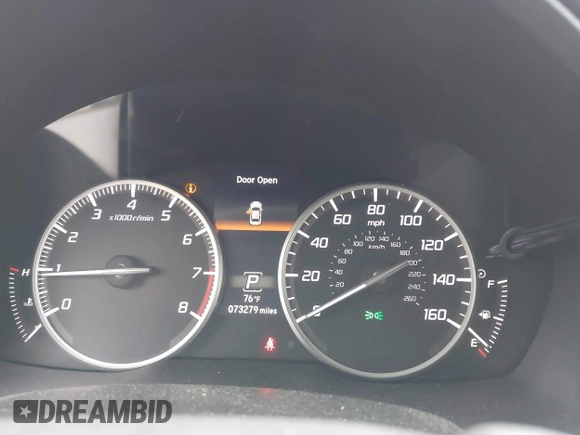 2020 Acura ILX w/Premium Pkg with VIN 19UDE2F74LA004006, listed as a IAAI auction lot 41814699 with 73,279 mi miles. Bid and sale history available at carsss.com. Image 7.