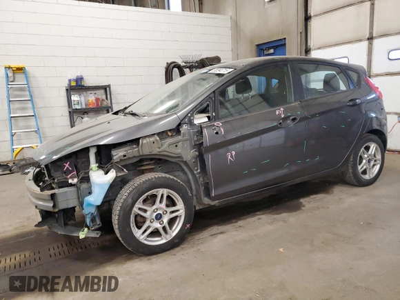 2019 Ford Fiesta SE with VIN 3FADP4EJ1KM138237, listed as a Copart auction lot 50094715 with 57,975 mi miles and Salvage Title. Bid and sale history available at DreamBid. Image 1.