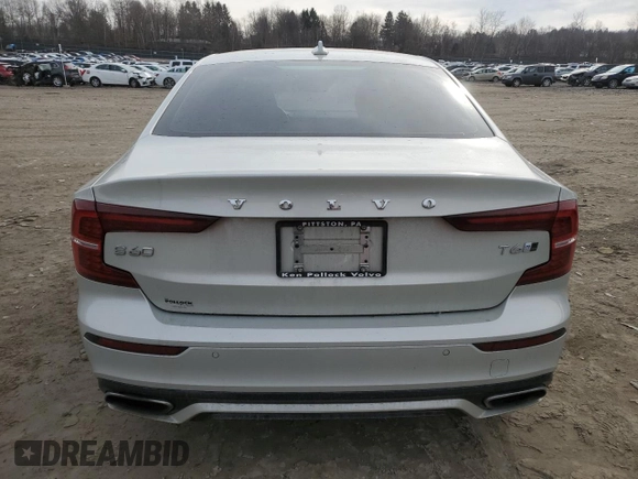 2019 Volvo S60 R-Design with VIN 7JRA22TM8KG016709, listed as a Copart auction lot 39837263 with 36,825 mi miles. Bid and sale history available at carsss.com. Image 6.