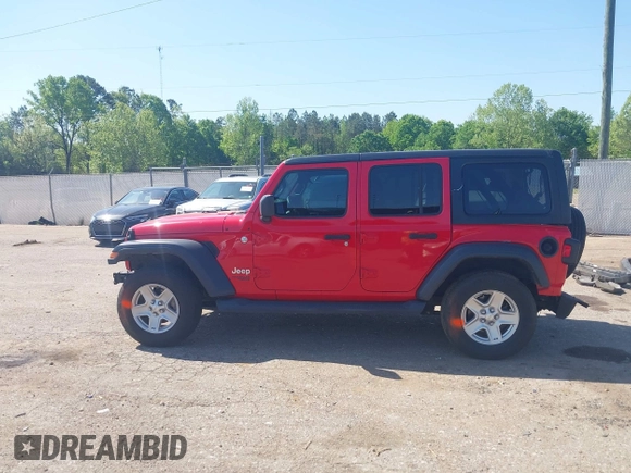 2018 Jeep Wrangler Unlimited Sport S с VIN 1C4HJXDG0JW132321, выставлен на аукционе IAAI как лот 42038361 с пробегом 158 673 миль миль и . История ставок и продаж доступна на DreamBid. Изображение 15.