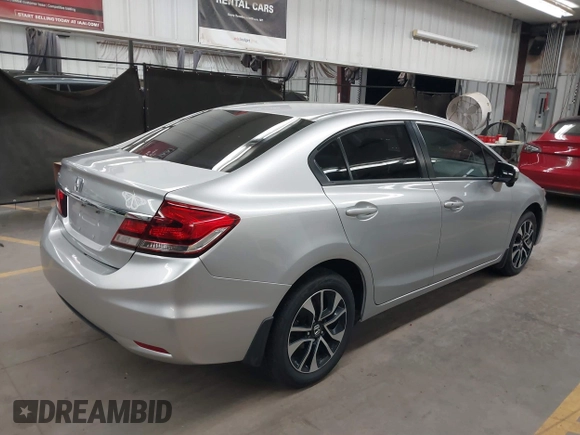 2015 Honda Civic EX with VIN 19XFB2F85FE008656, listed as a IAAI auction lot 41788066 with 75,626 mi miles and . Bid and sale history available at DreamBid. Image 4.