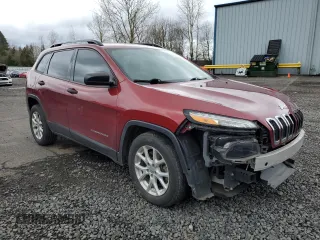 2016 Jeep Cherokee Altitude with VIN 1C4PJLAB1GW302871, listed as a Copart auction lot 50907565 with 154,207 mi miles and Salvage Title. Bid and sale history available at carsss.com. Image 4.