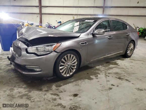 2015 Kia K900 Luxury with VIN KNALW4D4XF6021120, listed as a Copart auction lot 71671474 with 90,598 mi miles and Salvage Title. Bid and sale history available at carsss.com. Image 1.