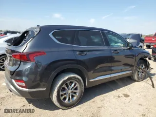 2020 Hyundai Santa Fe SEL with VIN 5NMS33ADXLH197489, listed as a Copart auction lot 47053725 with 0 mi miles and Non Repairable. Bid and sale history available at carsss.com. Image 3.