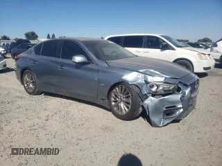 2018 Infiniti Q50 3.0t LUXE with VIN JN1EV7AP9JM352079, listed as a Copart auction lot 71255704 with 54,931 mi miles and Salvage Title. Bid and sale history available at carsss.com. Image 4.