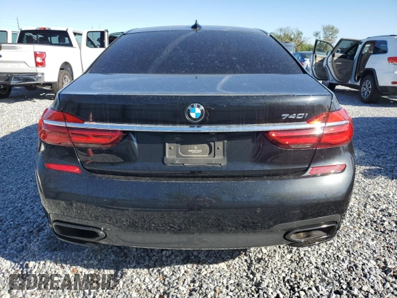 2016 BMW 7 Series 740i with VIN WBA7E2C52GG504096, listed as a Copart auction lot 49258935 with 111,267 mi miles and Salvage Title. Bid and sale history available at carsss.com. Image 6.